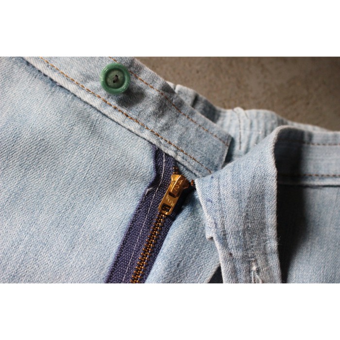 70's easy denim trousers "fade blue" | Vintage.City 古着屋、古着コーデ情報を発信