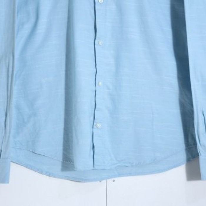 "Calvin Klein" light blue white shirt | Vintage.City 古着屋、古着コーデ情報を発信