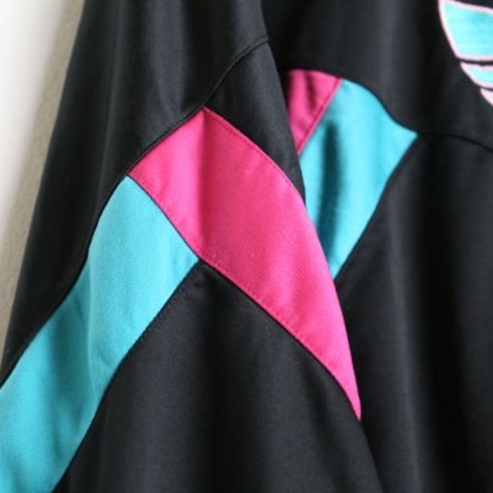 "Adidas"black×pink×turquoise trackjacket | Vintage.City Vintage Shops, Vintage Fashion Trends
