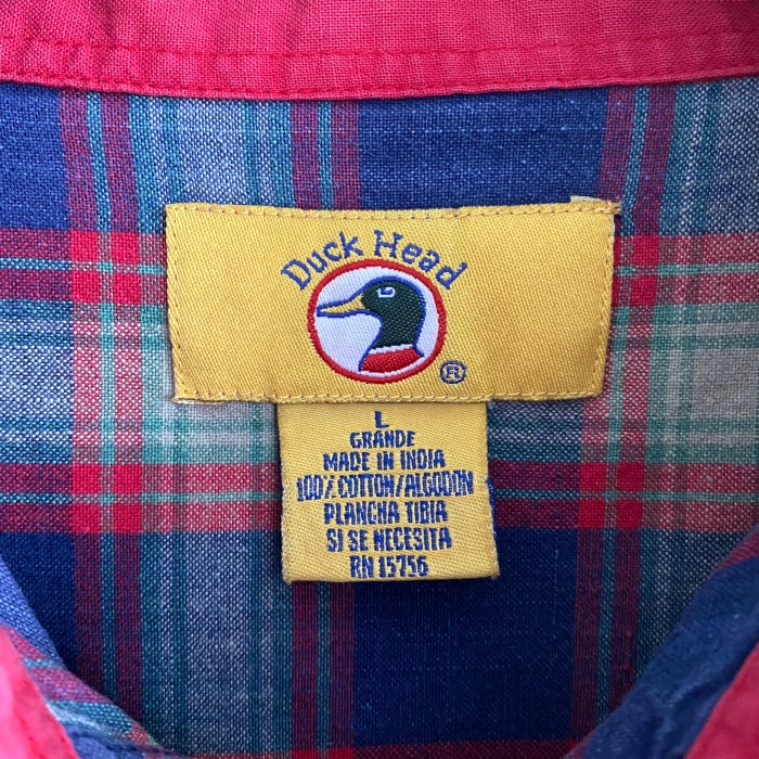 インド製　Duck Head　ボタンダウン　コットンシャツ | Vintage.City 古着屋、古着コーデ情報を発信