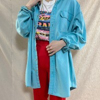 L.L.Bean light blue color big blouse | Vintage.City ヴィンテージ 古着