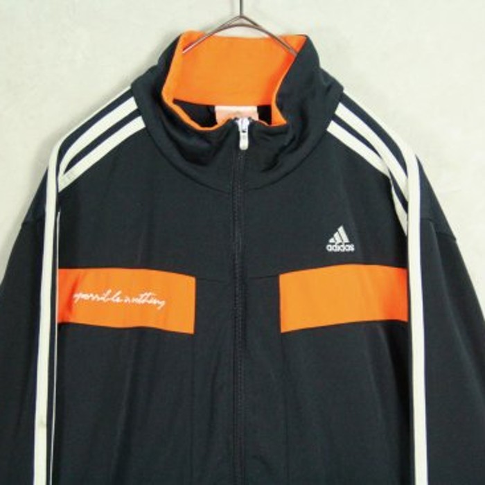 "adidas" orange accent track jacket | Vintage.City 古着屋、古着コーデ情報を発信