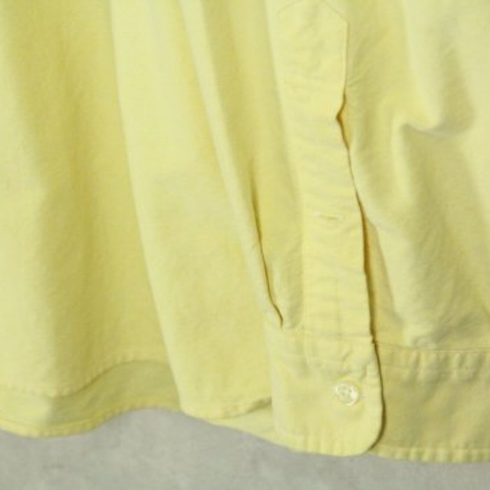 "PRL" lemon color plain shirt | Vintage.City 빈티지숍, 빈티지 코디 정보