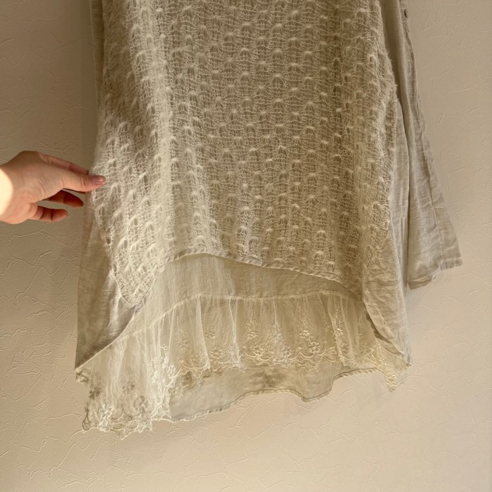 lace blouse | Vintage.City 古着屋、古着コーデ情報を発信