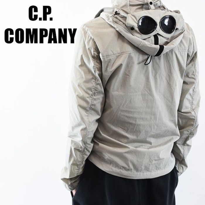 C.P.COMPANY メンズ ゴーグルジャケット グレー 46 パーカー