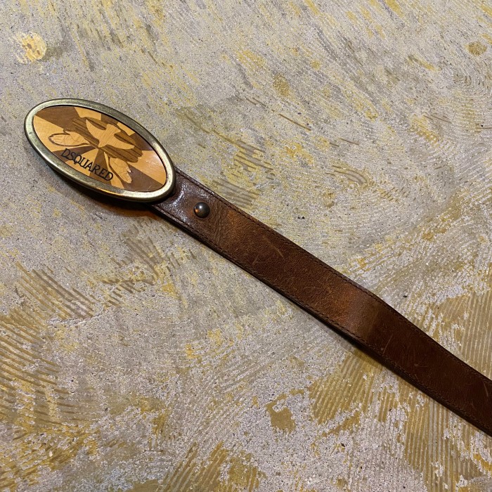 DSQUARED2 western buckle belt | Vintage.City 빈티지숍, 빈티지 코디 정보