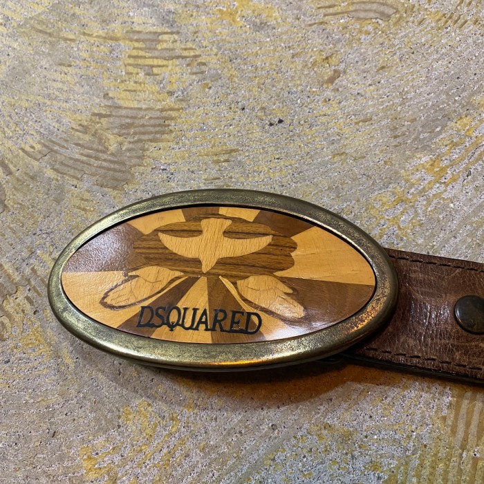 DSQUARED2 western buckle belt | Vintage.City 빈티지숍, 빈티지 코디 정보