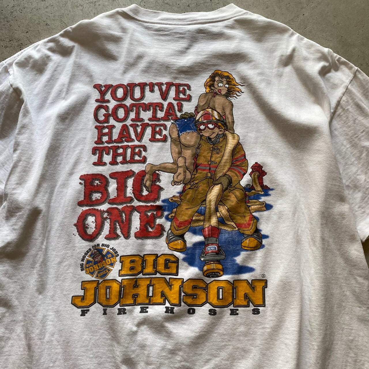 USA製 90年代 BIG JOHNSON エロ プリントTシャツ メンズ2XL | Vintage.City