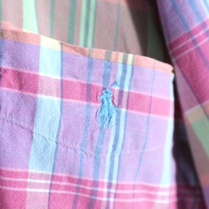 3XL "Ralph Lauren" check button shirts | Vintage.City 古着屋、古着コーデ情報を発信