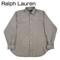RALPH LAUREN白黒•千鳥格子柄チェック半袖ワイシャツ | Vintage.City 古着屋、古着コーデ情報を発信