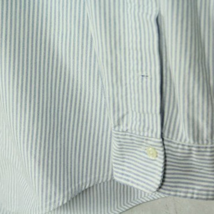 "PRL" gray blue stripe shirt | Vintage.City 빈티지숍, 빈티지 코디 정보