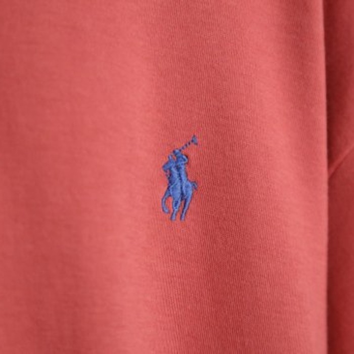 "Polo by RL" coral pink polo shirt | Vintage.City 古着屋、古着コーデ情報を発信