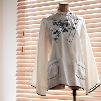 50’s silk souvenir shirt | Vintage.City 빈티지숍, 빈티지 코디 정보