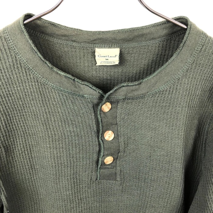 送料無料〉 US ヘンリーネックサーマルTシャツ | Vintage.City