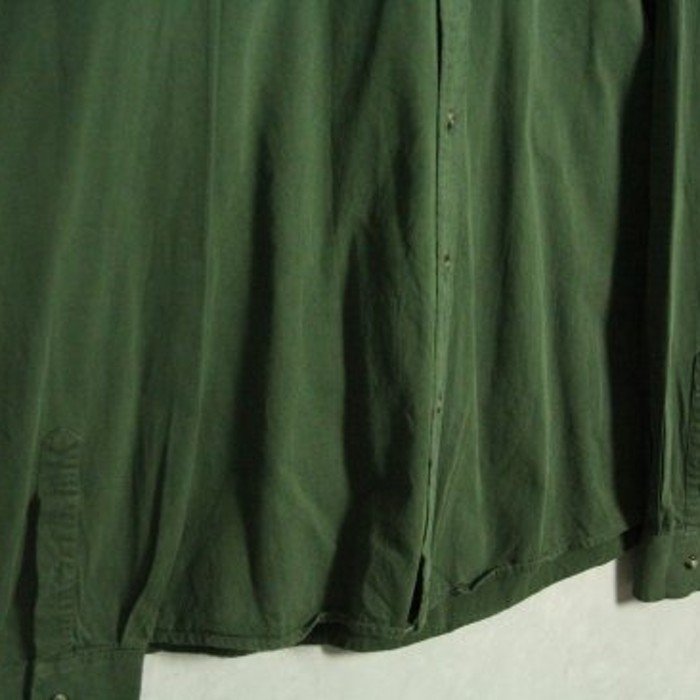 "Eddie Bauer" deep green shirt | Vintage.City 빈티지숍, 빈티지 코디 정보