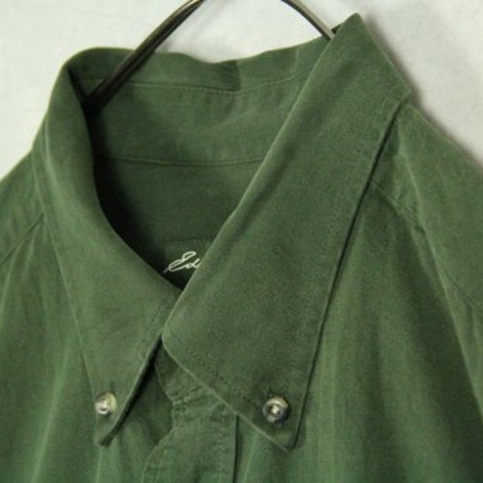 "Eddie Bauer" deep green shirt | Vintage.City 古着屋、古着コーデ情報を発信