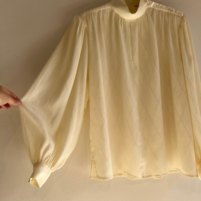 volume sleeve blouse | Vintage.City 古着屋、古着コーデ情報を発信