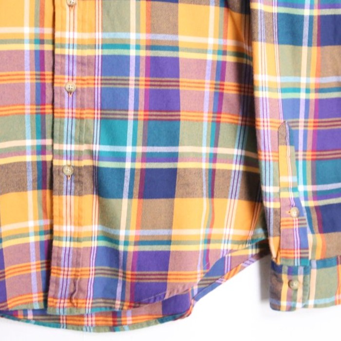 ”Ralph Lauren” colorful check shirt | Vintage.City 古着屋、古着コーデ情報を発信