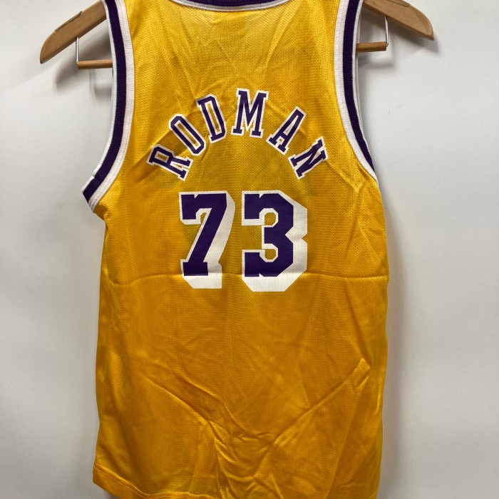 90sChampion NBA LAKERS No.73RODMANメッシュ | Vintage.City 古着屋、古着コーデ情報を発信