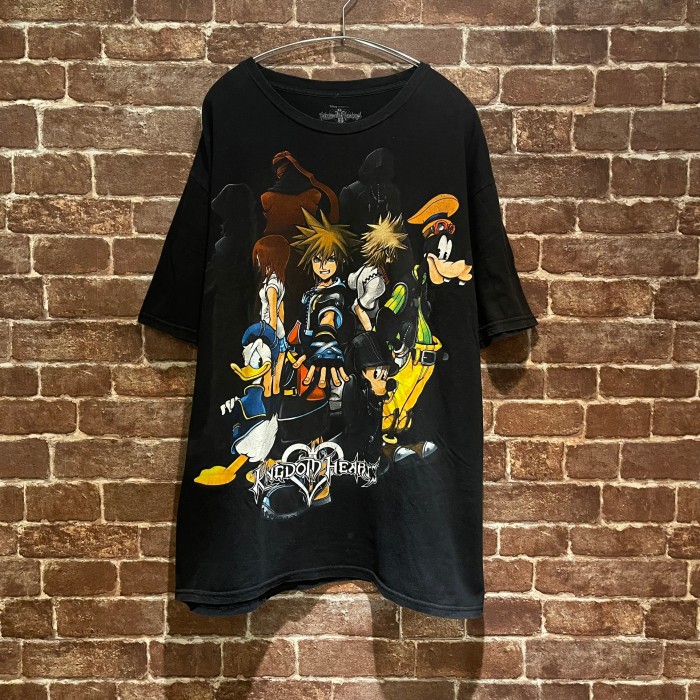 02'キングダムハーツ キャラクター print Tシャツ | Vintage.City