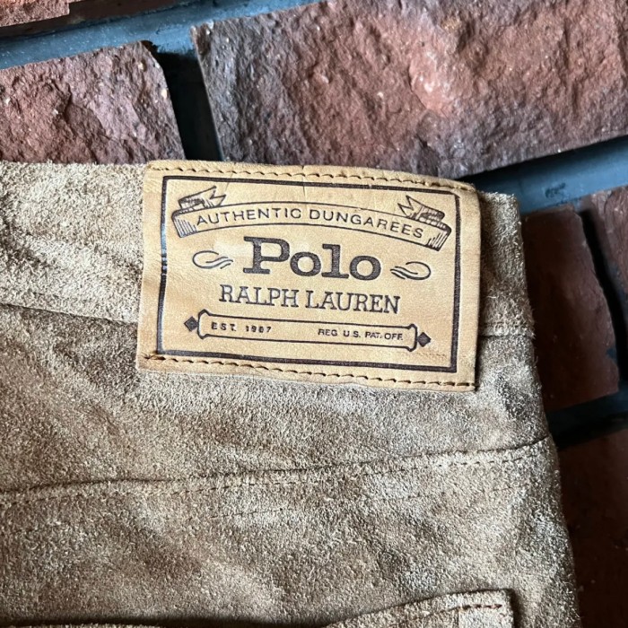 Dead Stock Ralph Lauren スエードリアルレザーパンツ | Vintage.City 古着屋、古着コーデ情報を発信