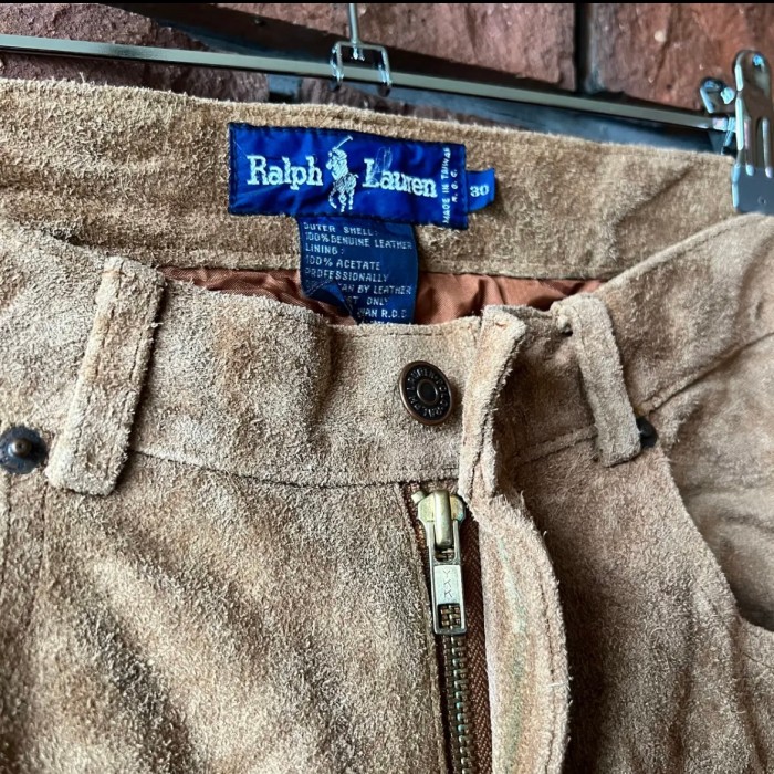 Dead Stock Ralph Lauren スエードリアルレザーパンツ | Vintage.City 古着屋、古着コーデ情報を発信
