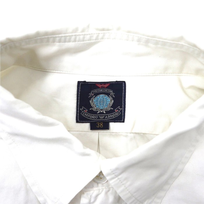 EMPORIO ARMANI シャツ 38 ホワイト コットン | Vintage.City 古着屋、古着コーデ情報を発信