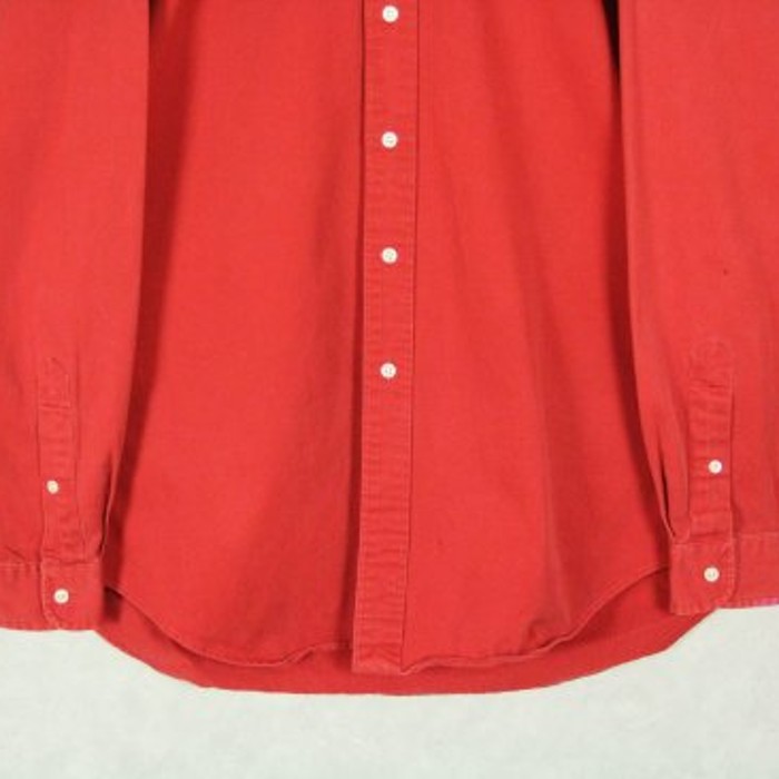 "Ralph Lauren" primary red big shirt | Vintage.City 古着屋、古着コーデ情報を発信