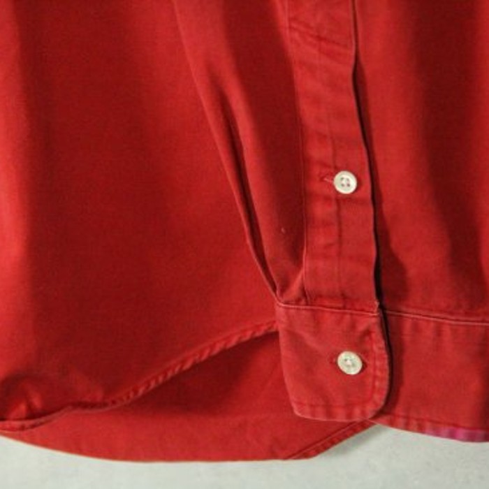 "Ralph Lauren" primary red big shirt | Vintage.City 빈티지숍, 빈티지 코디 정보