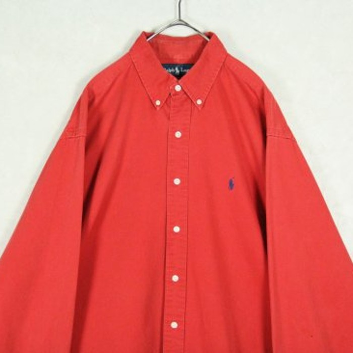 "Ralph Lauren" primary red big shirt | Vintage.City Vintage Shops, Vintage Fashion Trends
