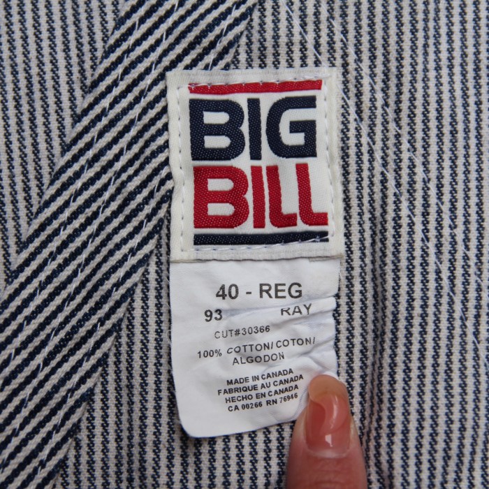 〜90's BIGBILL Hickory Overall Pants | Vintage.City Vintage Shops, Vintage Fashion Trends