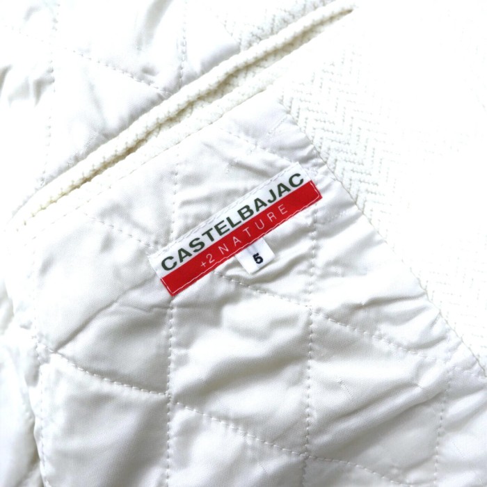 CASTELBAJAC コート 5 ホワイト ポリエステル | Vintage.City 古着屋、古着コーデ情報を発信