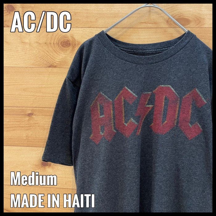 【AC/DC】ロゴ プリント バンドTシャツ ロックt バンt M US古着 | Vintage.City 古着屋、古着コーデ情報を発信