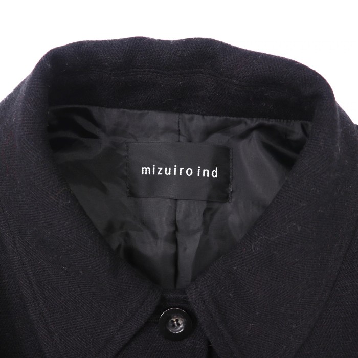 MIZUIRO IND メルトンステンカラーコート Aラインコート FREE | Vintage.City 古着屋、古着コーデ情報を発信