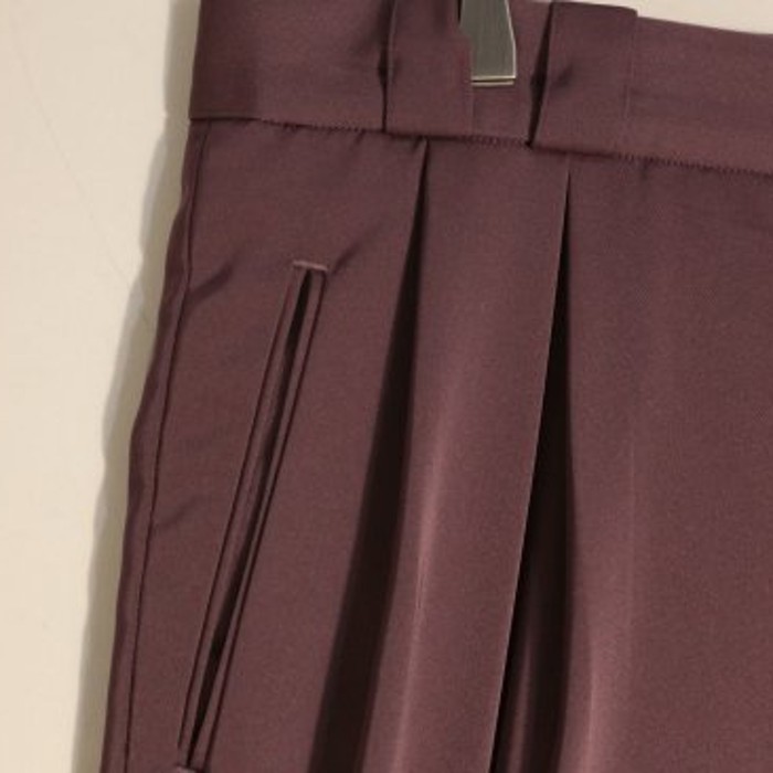 azuki color beautiful slacks | Vintage.City 古着屋、古着コーデ情報を発信