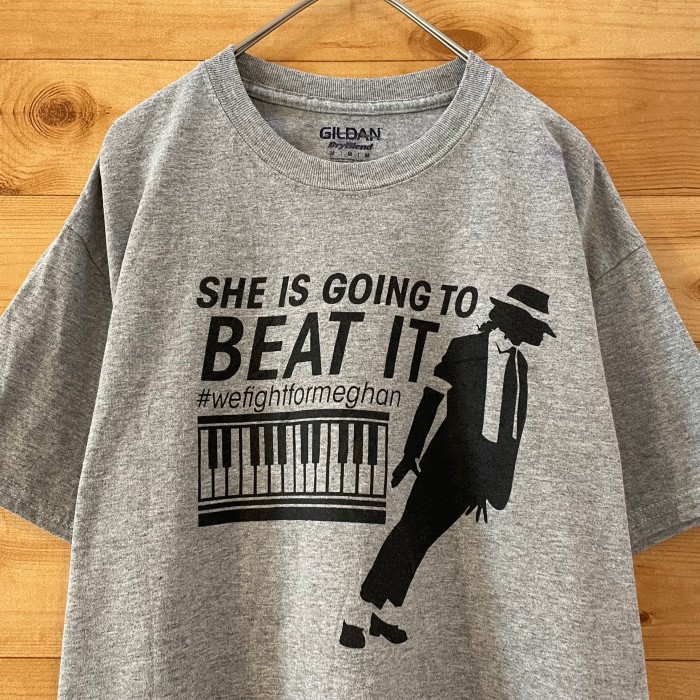 【GILDAN】マイケルジャクソン プリント Tシャツ BEAT IT US古着 | Vintage.City 빈티지숍, 빈티지 코디 정보