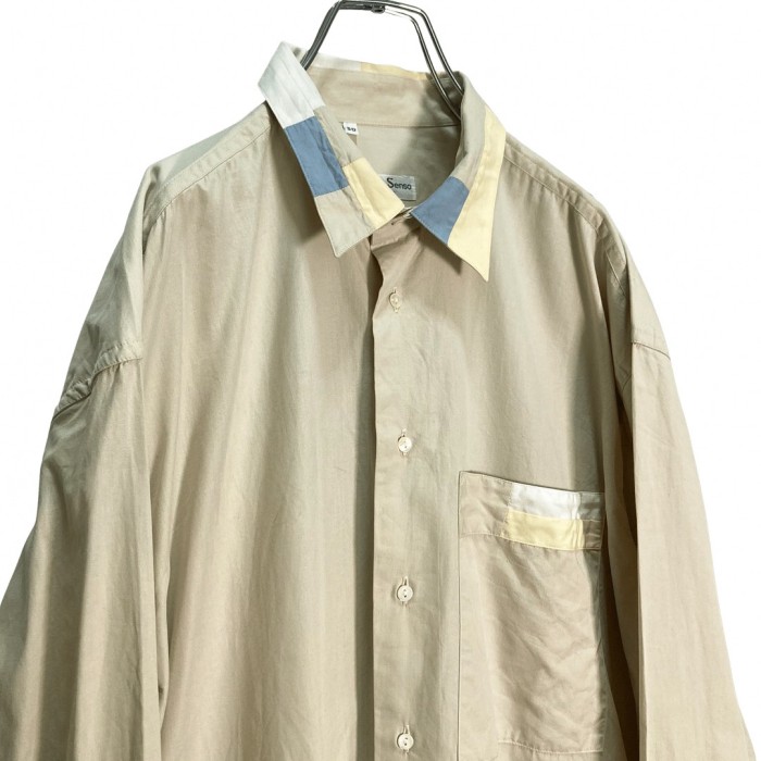 Sesto Seso L/S multicolored design shirt | Vintage.City 빈티지숍, 빈티지 코디 정보