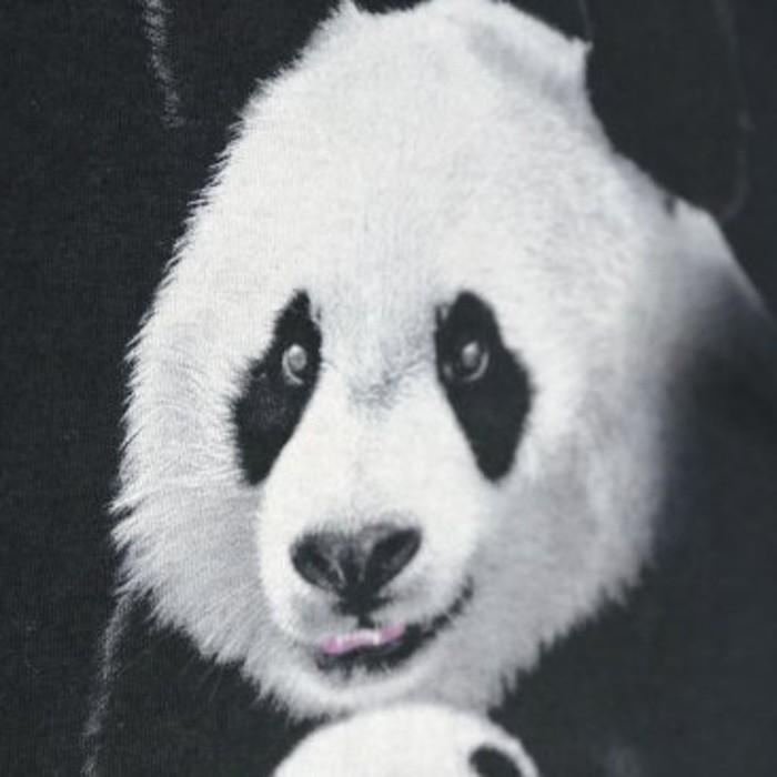 parent and child panda printed T-shirts. | Vintage.City 古着屋、古着コーデ情報を発信