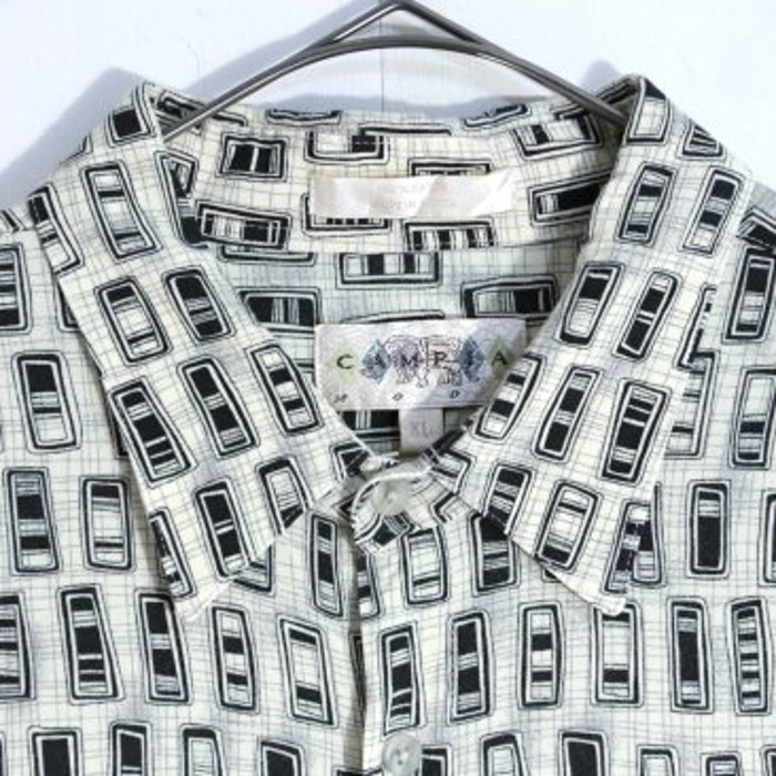 square total pattern half sleeves shirts | Vintage.City Vintage Shops, Vintage Fashion Trends