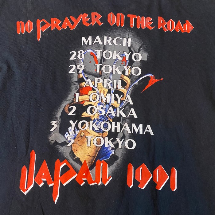 90s IRON MAIDEN japan tour tee | Vintage.City