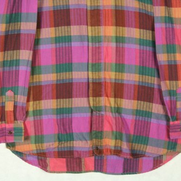 pink base colorful check shirt | Vintage.City Vintage Shops, Vintage Fashion Trends