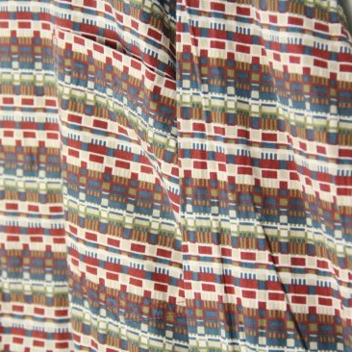 native border design cotton shirt | Vintage.City 빈티지숍, 빈티지 코디 정보
