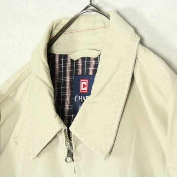 "CHAPS" beige color coach jacket | Vintage.City 古着屋、古着コーデ情報を発信
