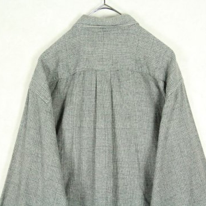 gren check design cotton shirt | Vintage.City 古着屋、古着コーデ情報を発信