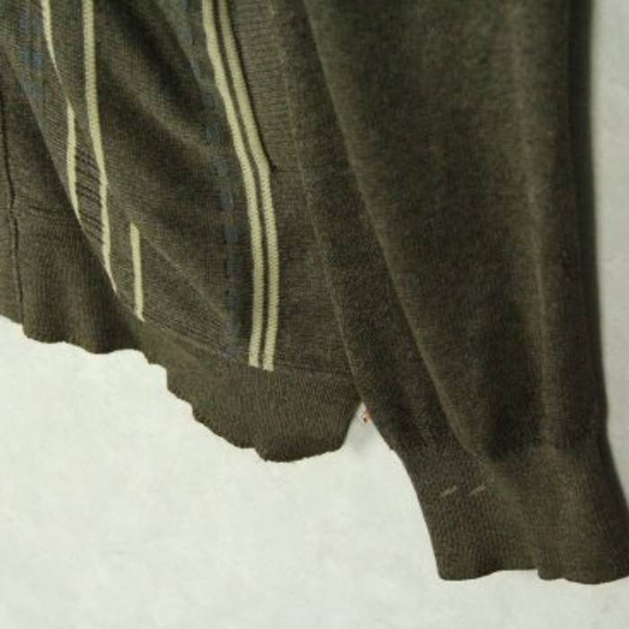 line design brown knit cardigan | Vintage.City Vintage Shops, Vintage Fashion Trends