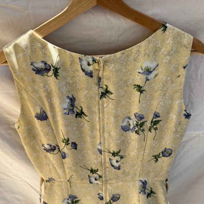 lilac yellow dress | Vintage.City 古着屋、古着コーデ情報を発信
