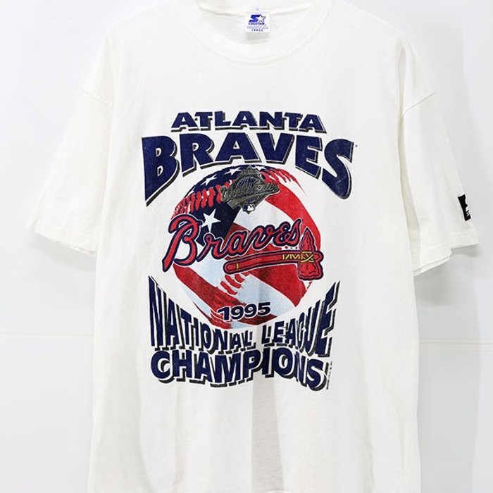 90s STARTER MLB Braves Official Graph Ts | Vintage.City 古着屋、古着コーデ情報を発信