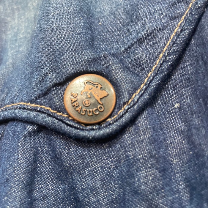 PARASUCO パラスコ　デニムシャツ　メンズS | Vintage.City 古着屋、古着コーデ情報を発信