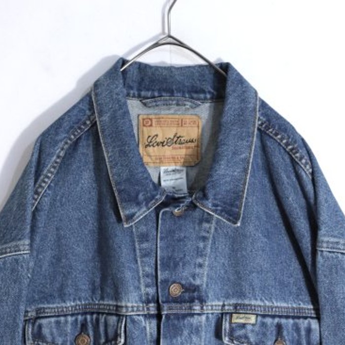 "LEVI STRAUSS SIGNATURE" denim jacket | Vintage.City 古着屋、古着コーデ情報を発信