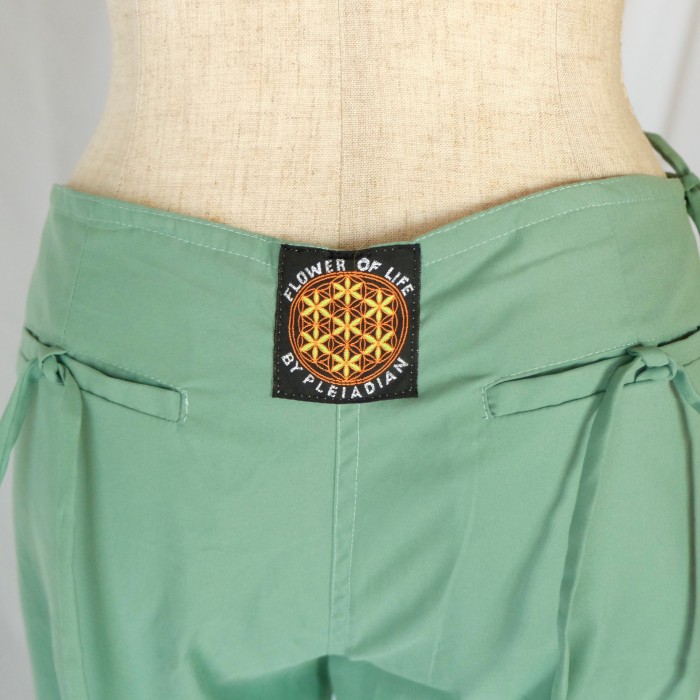 Green lowrise flared pants | Vintage.City 빈티지숍, 빈티지 코디 정보